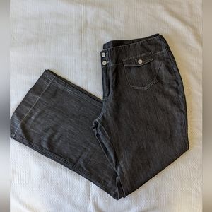 Flamingals gray jeans size 4XL.
